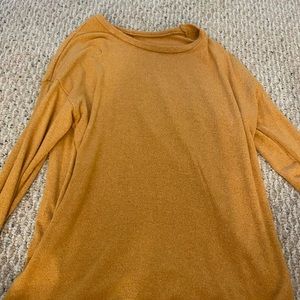 Yellow Plush Long sleeve T-shirt